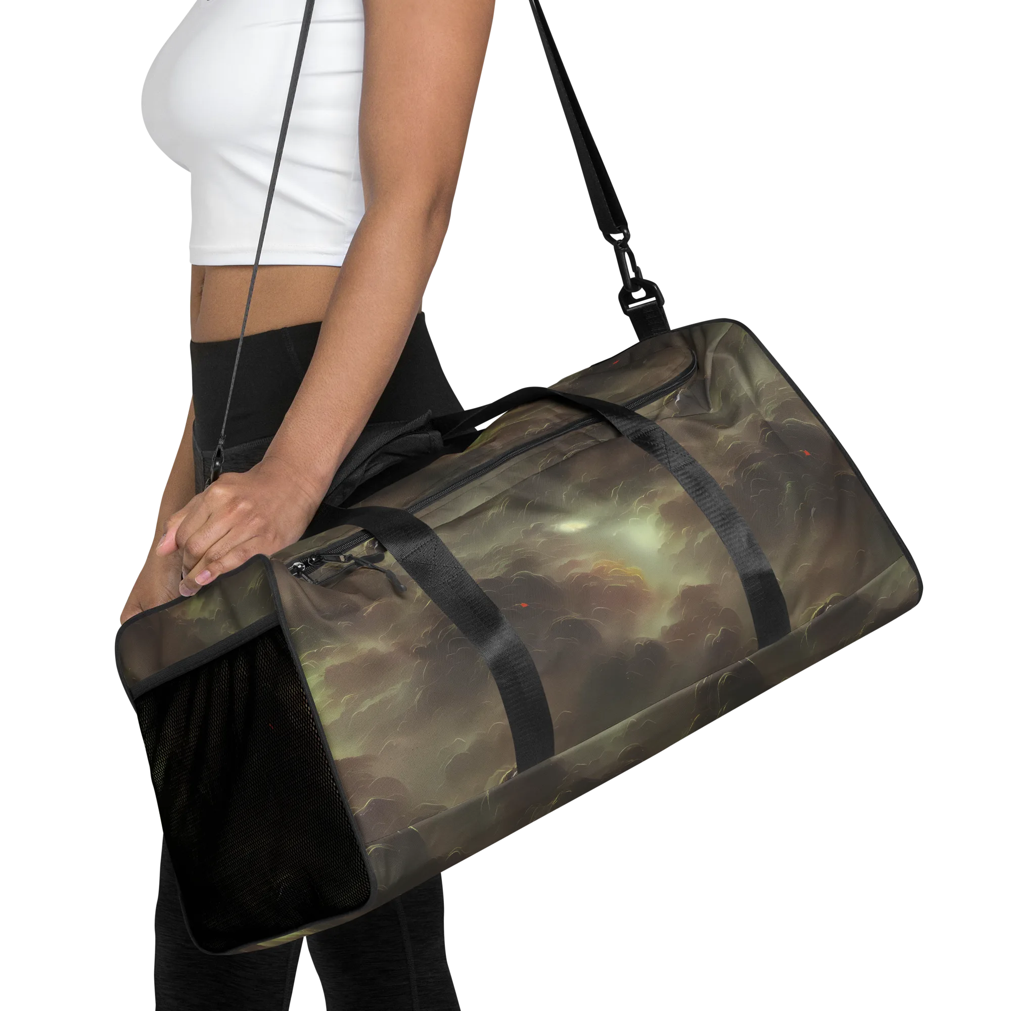 Celestial Dreamscape on Duffle Bag — Front