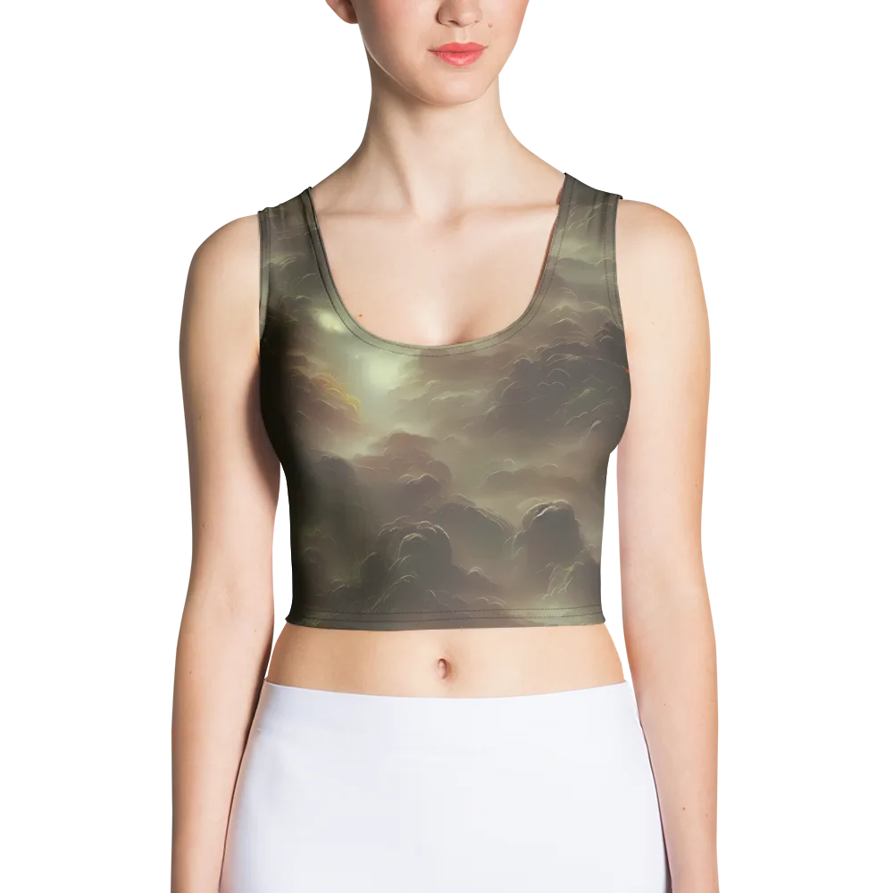 Celestial Dreamscape on Crop Top — Front