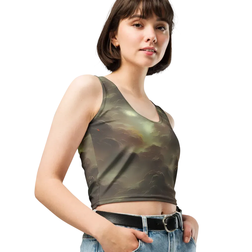 Celestial Dreamscape on Crop Top — Right Front