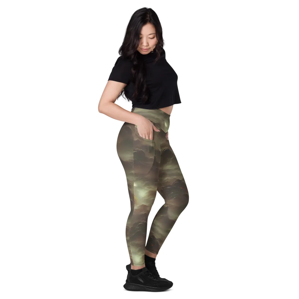 Celestial Dreamscape on Leggings with Pockets — Right