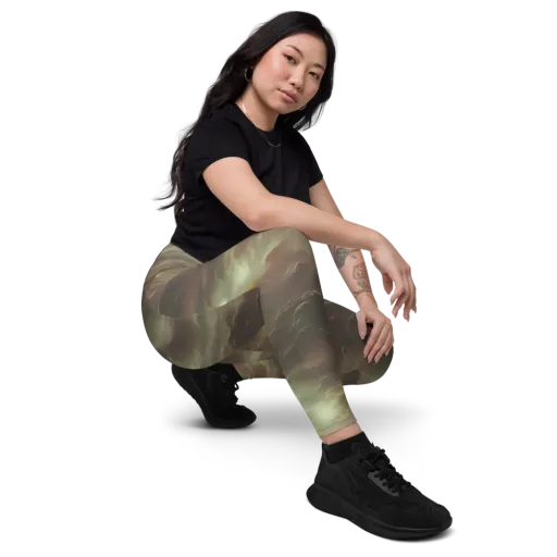 Celestial Dreamscape on a Leggings with Pockets