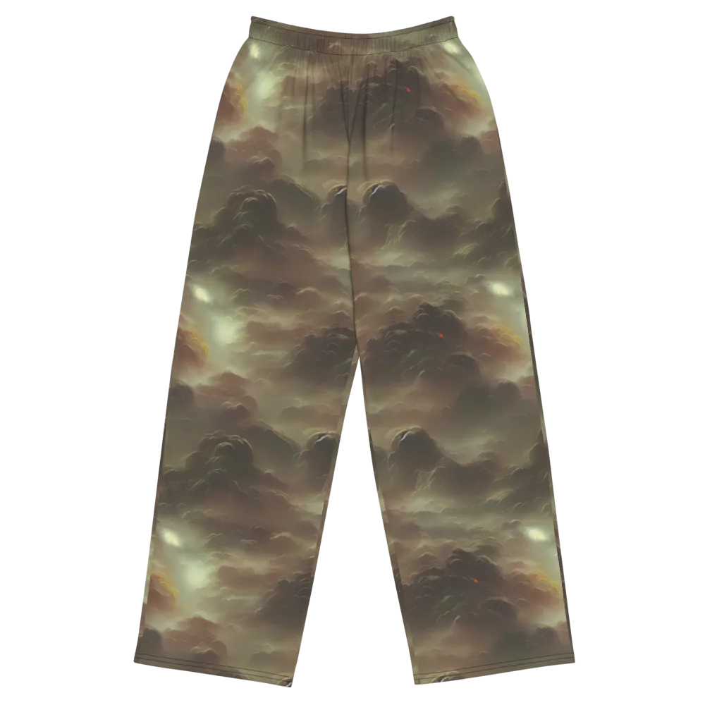 Celestial Dreamscape on Wide-Leg Pants — Front