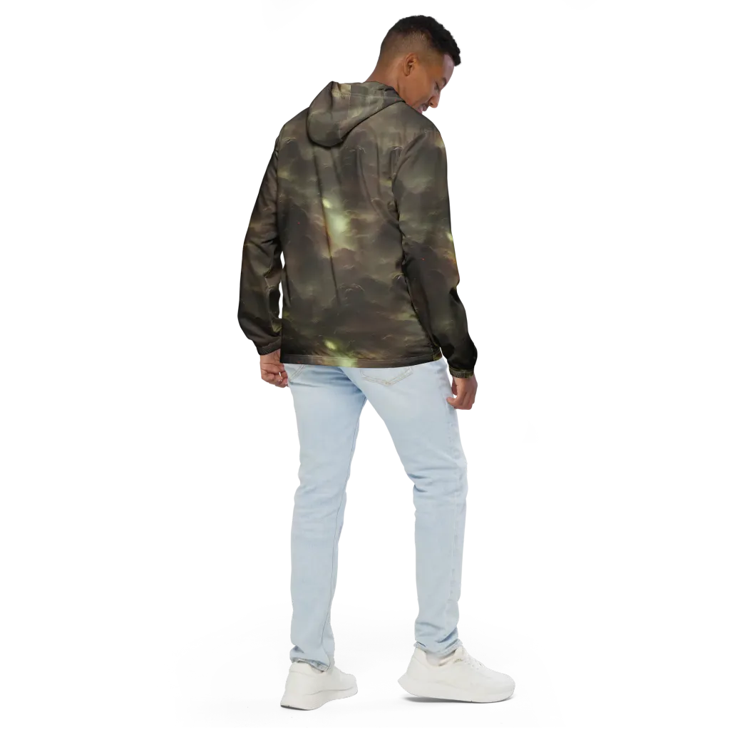 Celestial Dreamscape on Men's Windbreaker — Back