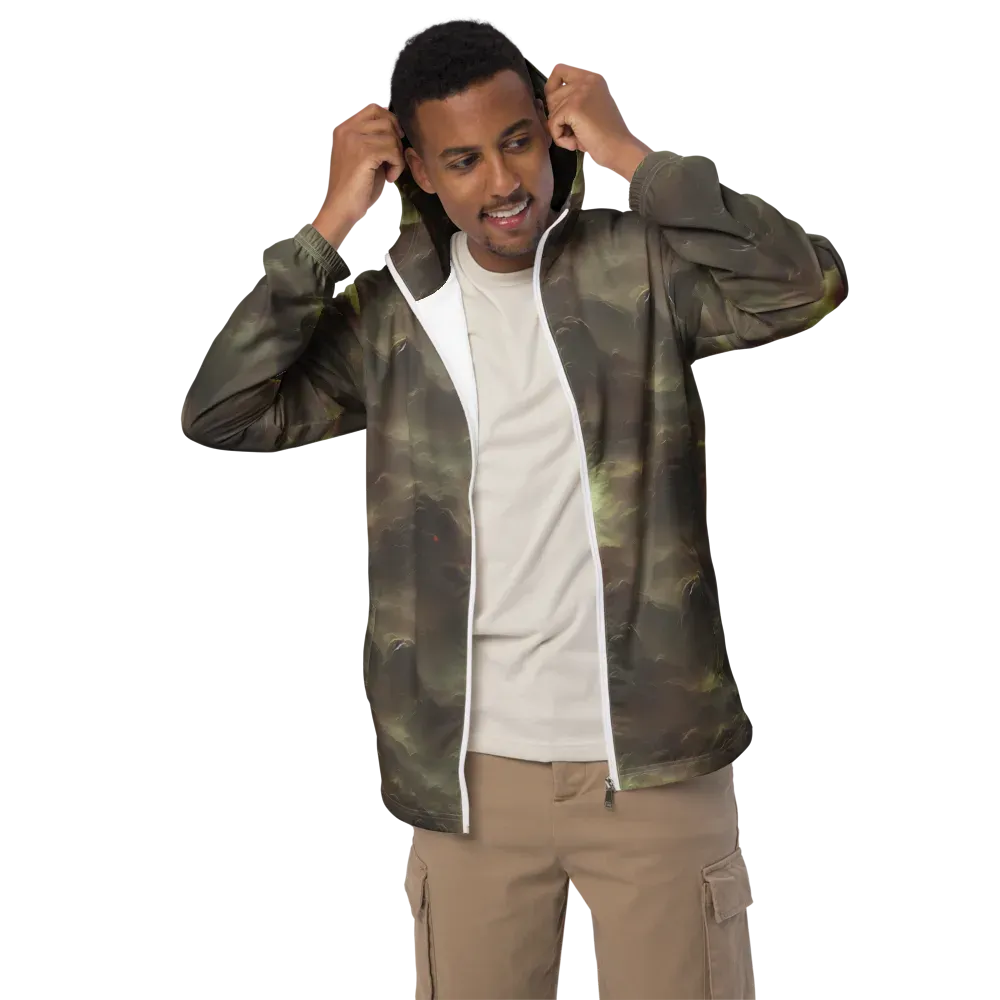 Celestial Dreamscape on Men's Windbreaker — Front