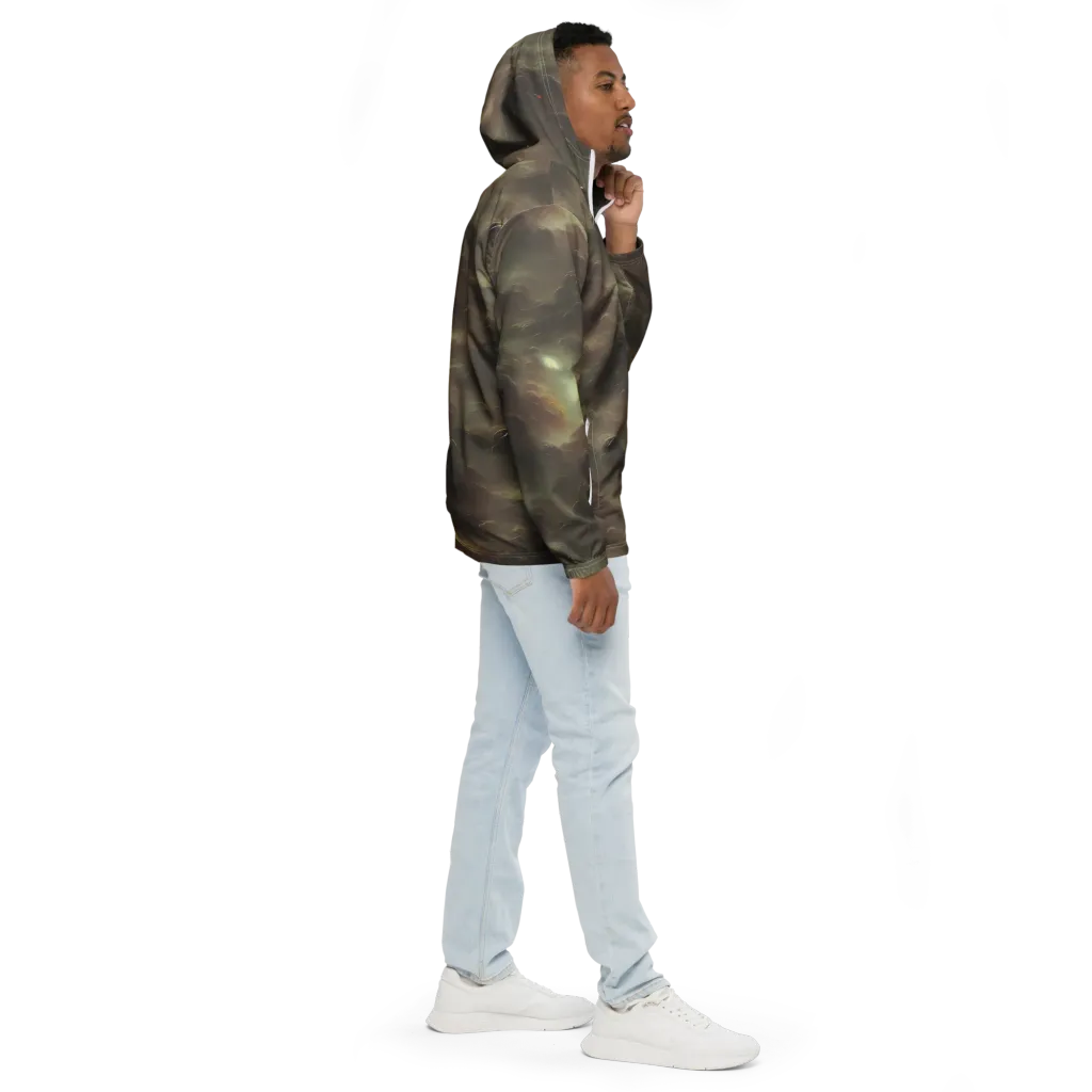 Celestial Dreamscape on Men's Windbreaker — Right