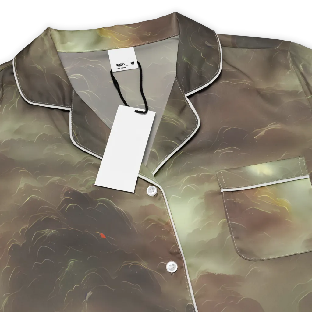 Celestial Dreamscape on Women's Short Sleeve Pajama Top — Product details