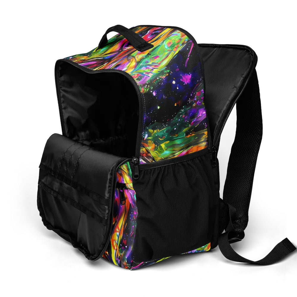 Galactic Flamenco on Utility Backpack — Product details 2