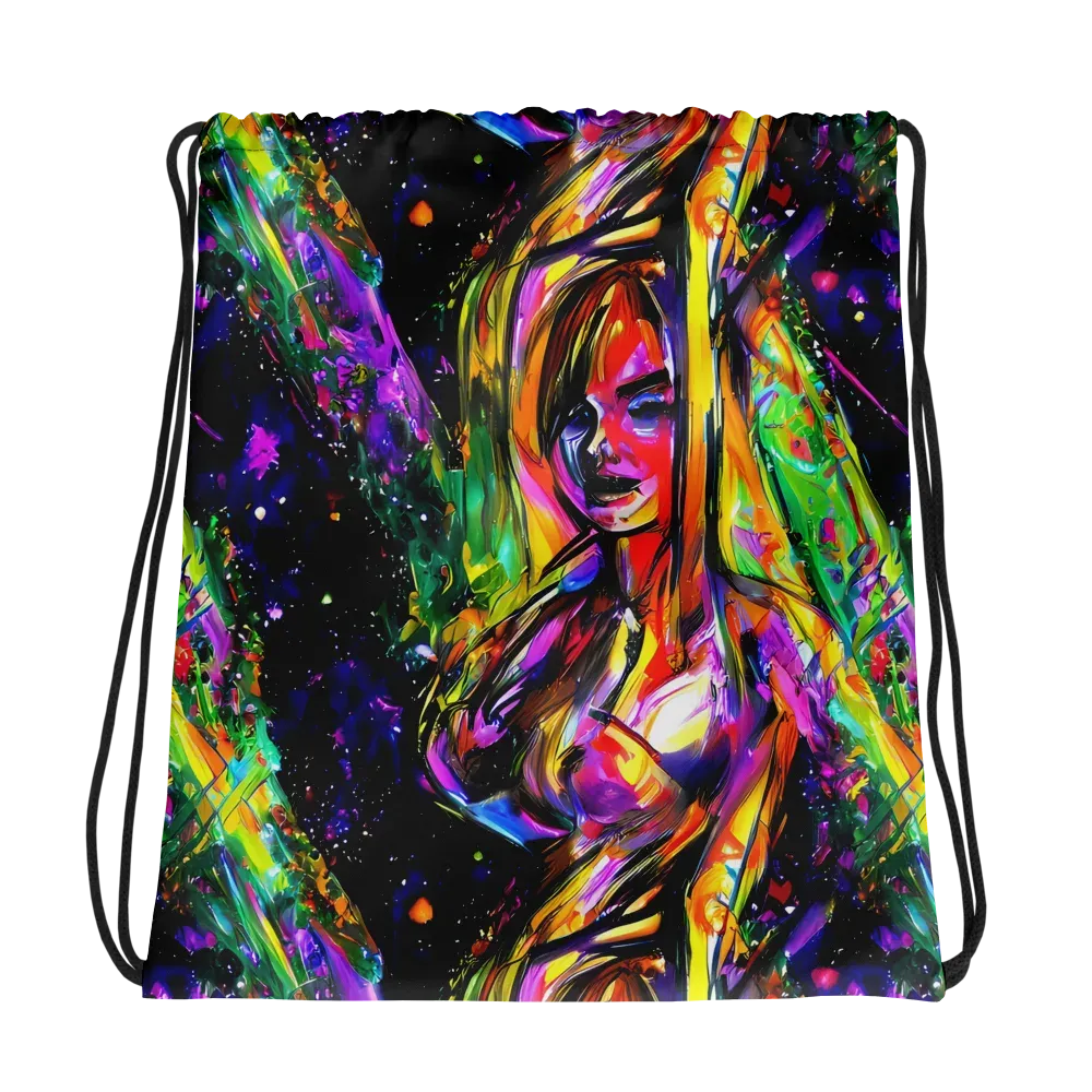 Galactic Flamenco on Drawstring Bag — Photo