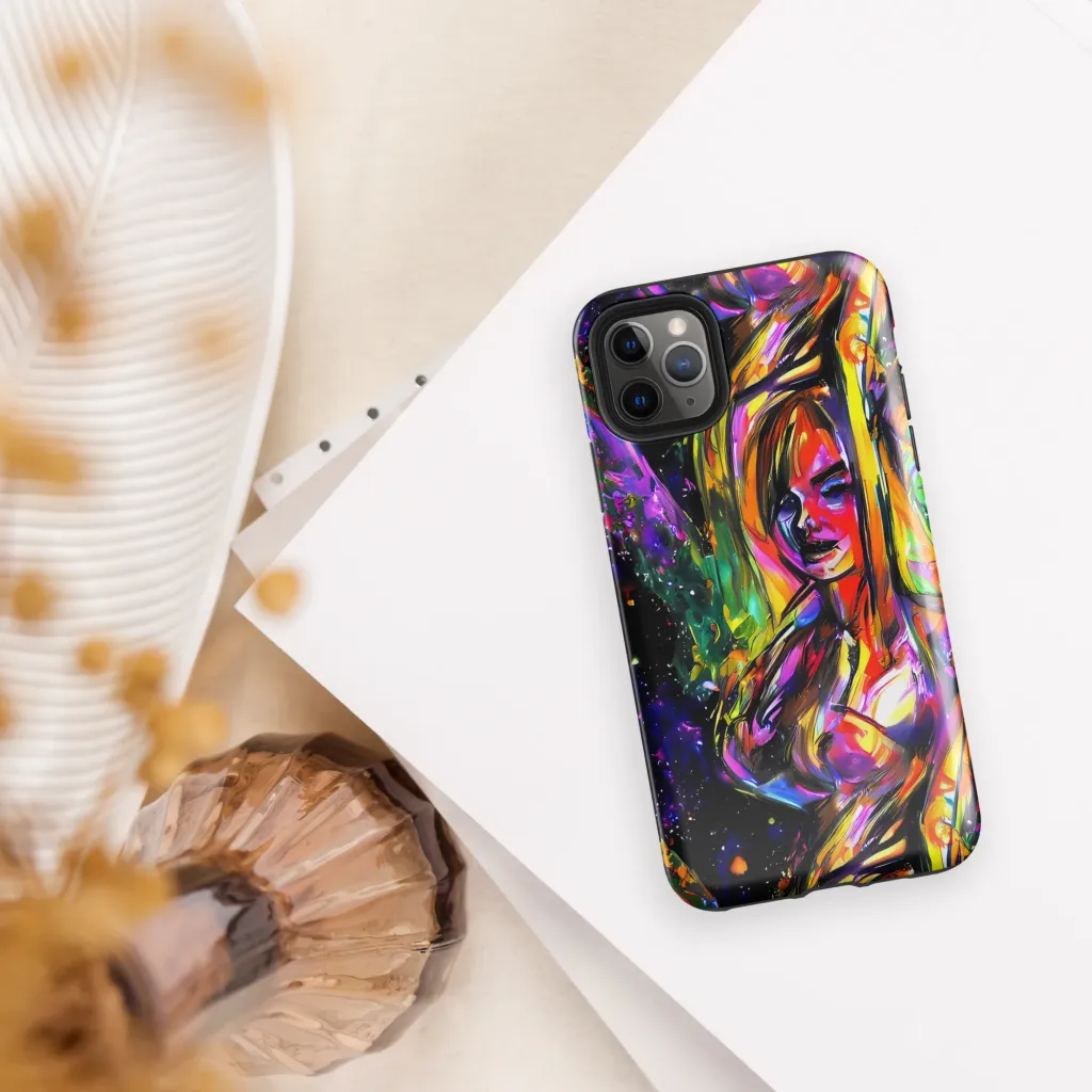 Galactic Flamenco on Tough Case for iPhone® — Front