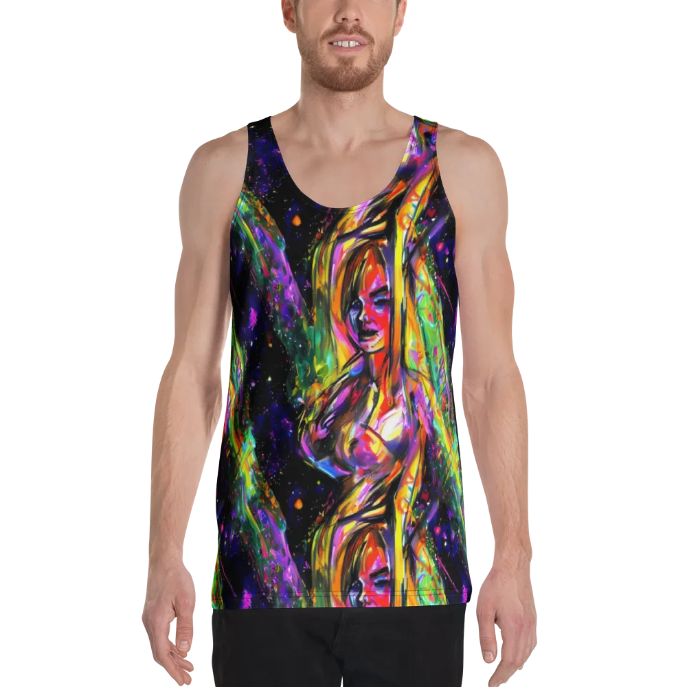 Galactic Flamenco on Men's Tank Top — Front