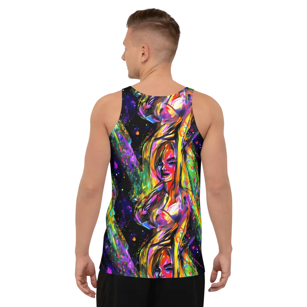 Galactic Flamenco on Men's Tank Top — Back