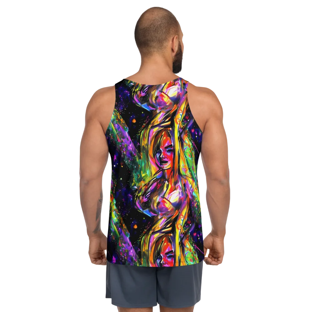Galactic Flamenco on Men's Tank Top — Back
