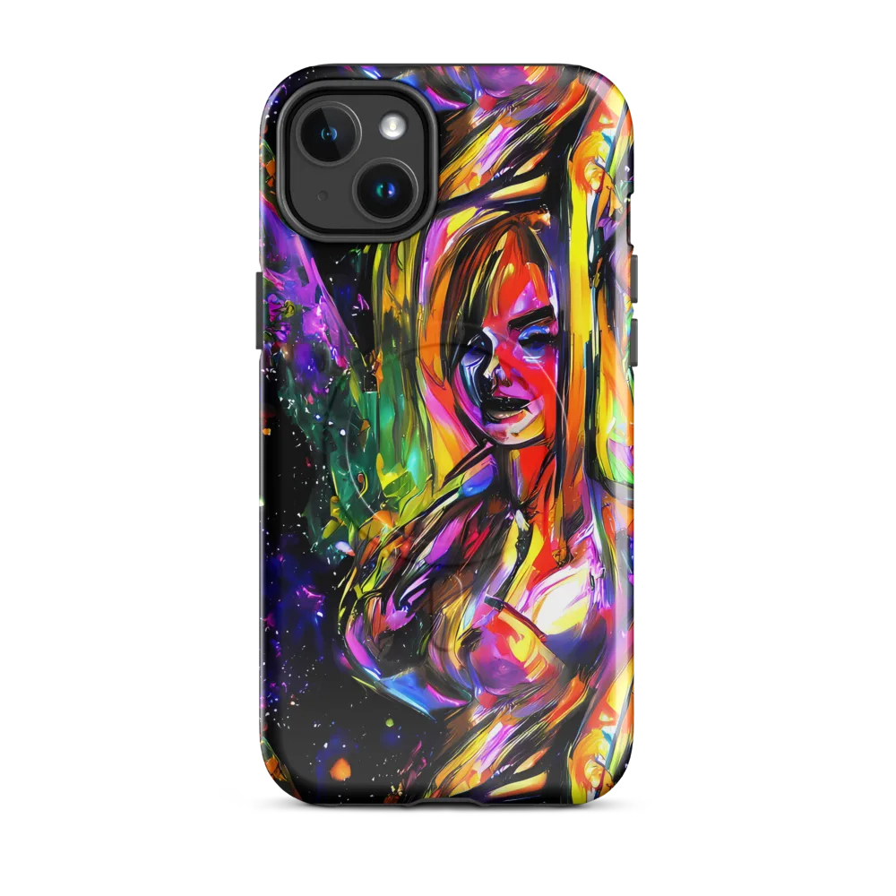 Galactic Flamenco on MagSafe Tough Case for iPhone® — Front