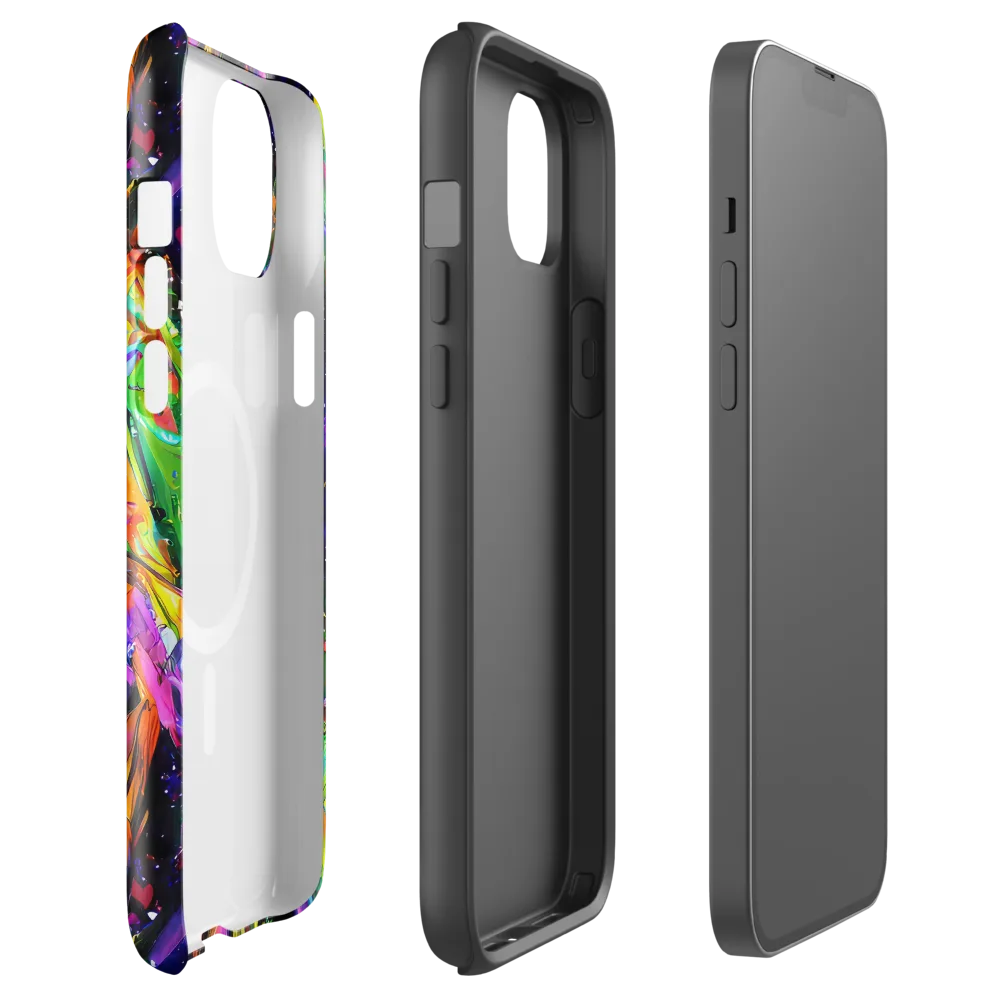 Galactic Flamenco on MagSafe Tough Case for iPhone® — Front