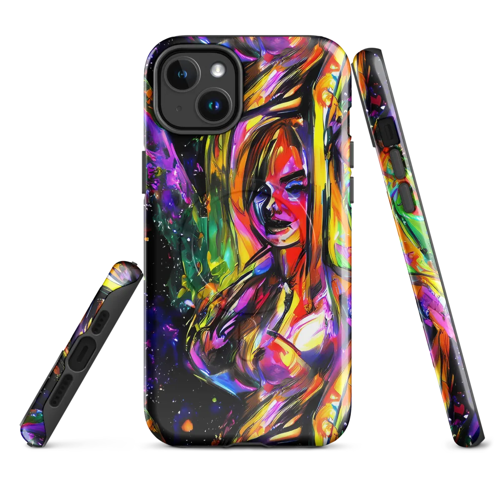Galactic Flamenco on MagSafe Tough Case for iPhone® — Front