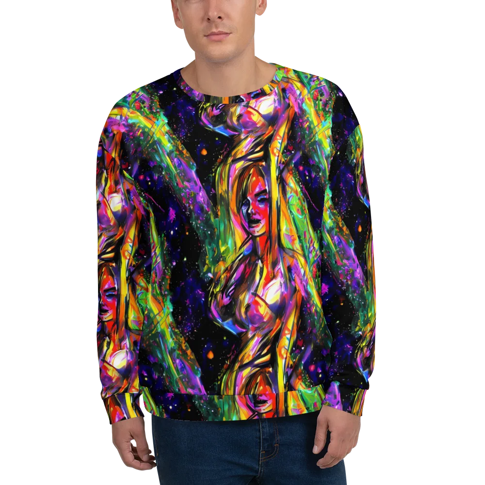 Galactic Flamenco on Sweatshirt — Front