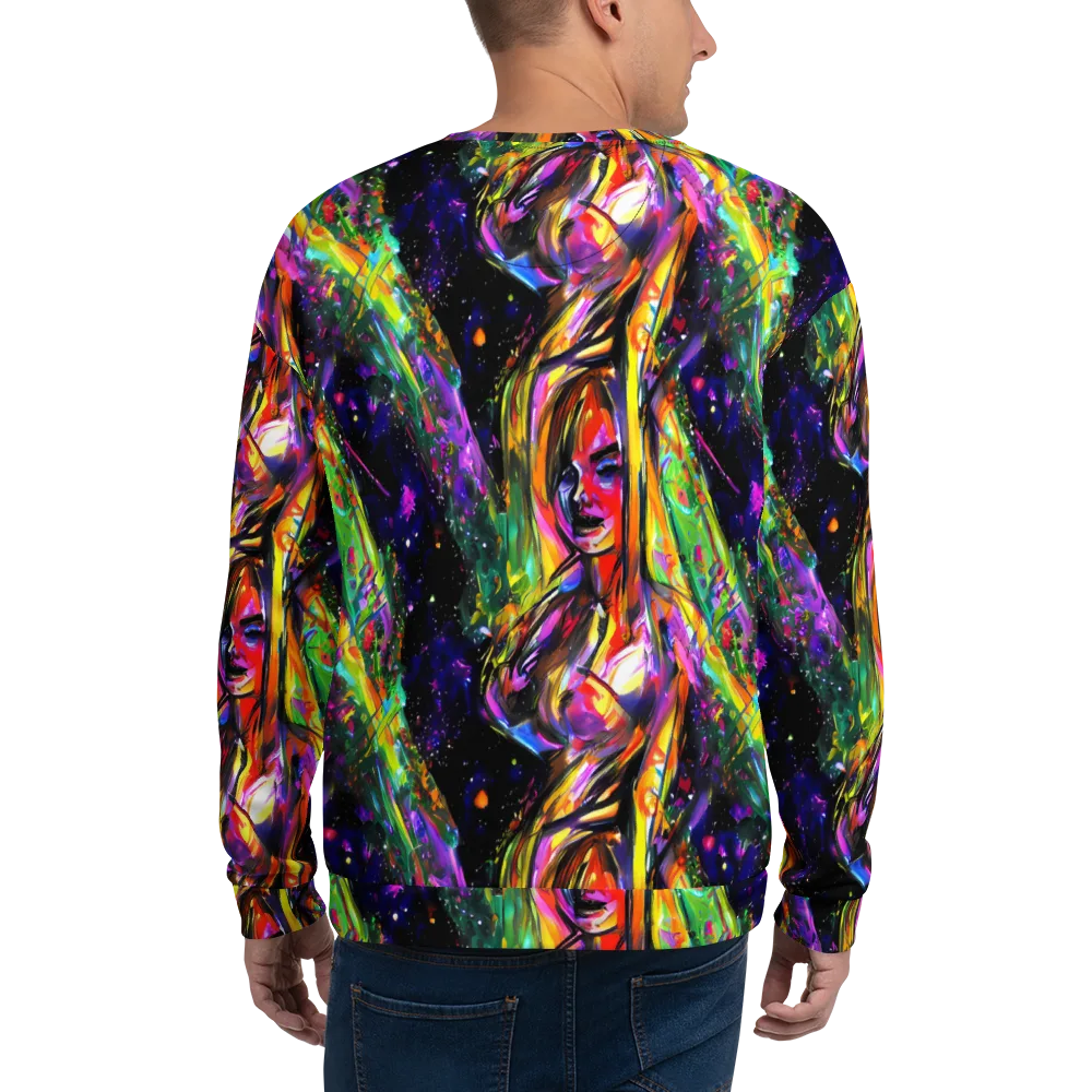 Galactic Flamenco on Sweatshirt — Back