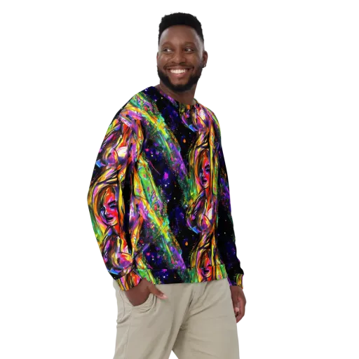 Galactic Flamenco on a Sweatshirt