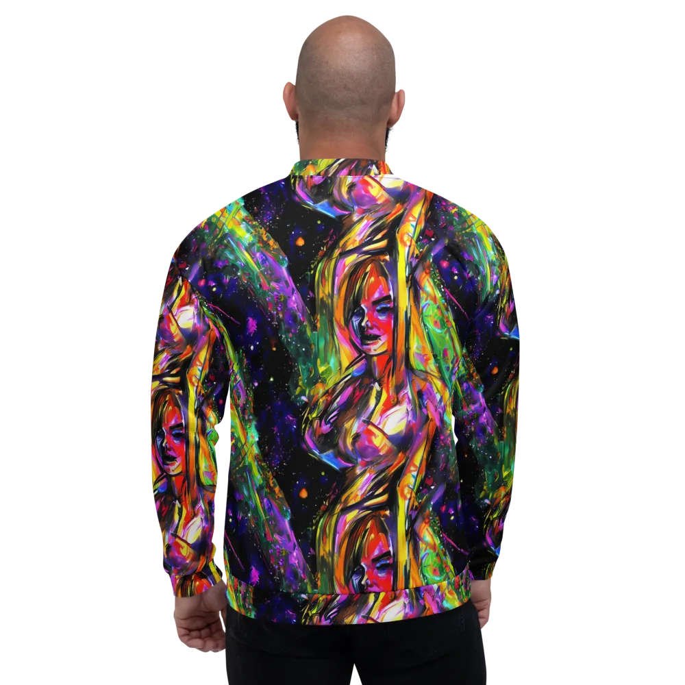 Galactic Flamenco on Bomber Jacket — Back