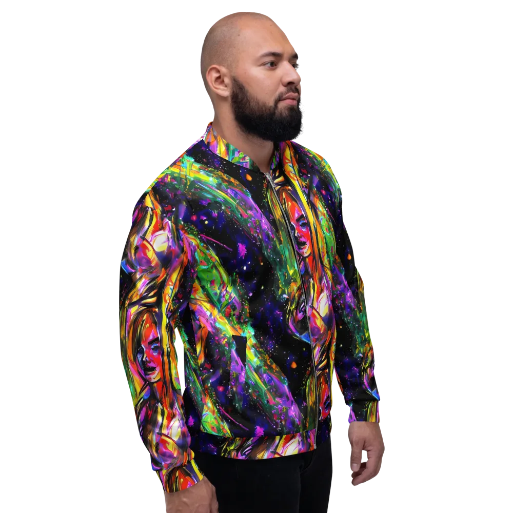 Galactic Flamenco on Bomber Jacket — Right