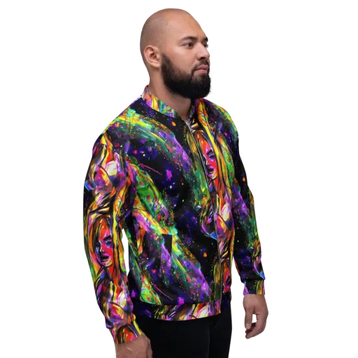 Galactic Flamenco on a Bomber Jacket