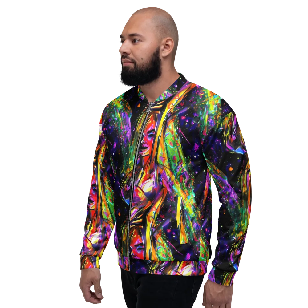 Galactic Flamenco on Bomber Jacket — Left