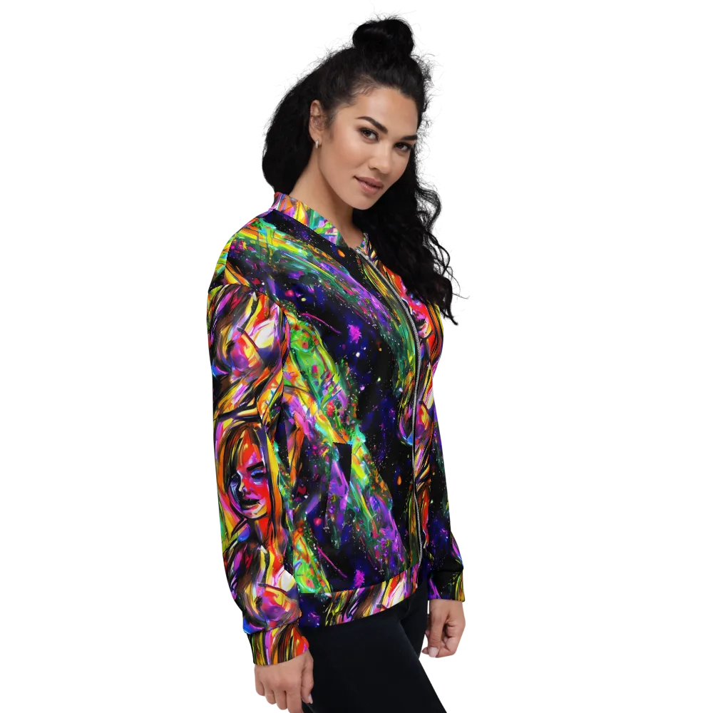 Galactic Flamenco on Bomber Jacket — Right