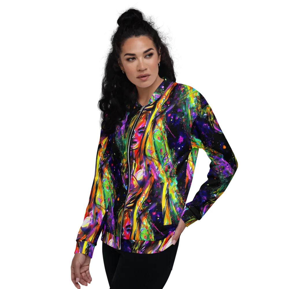 Galactic Flamenco on Bomber Jacket — Left