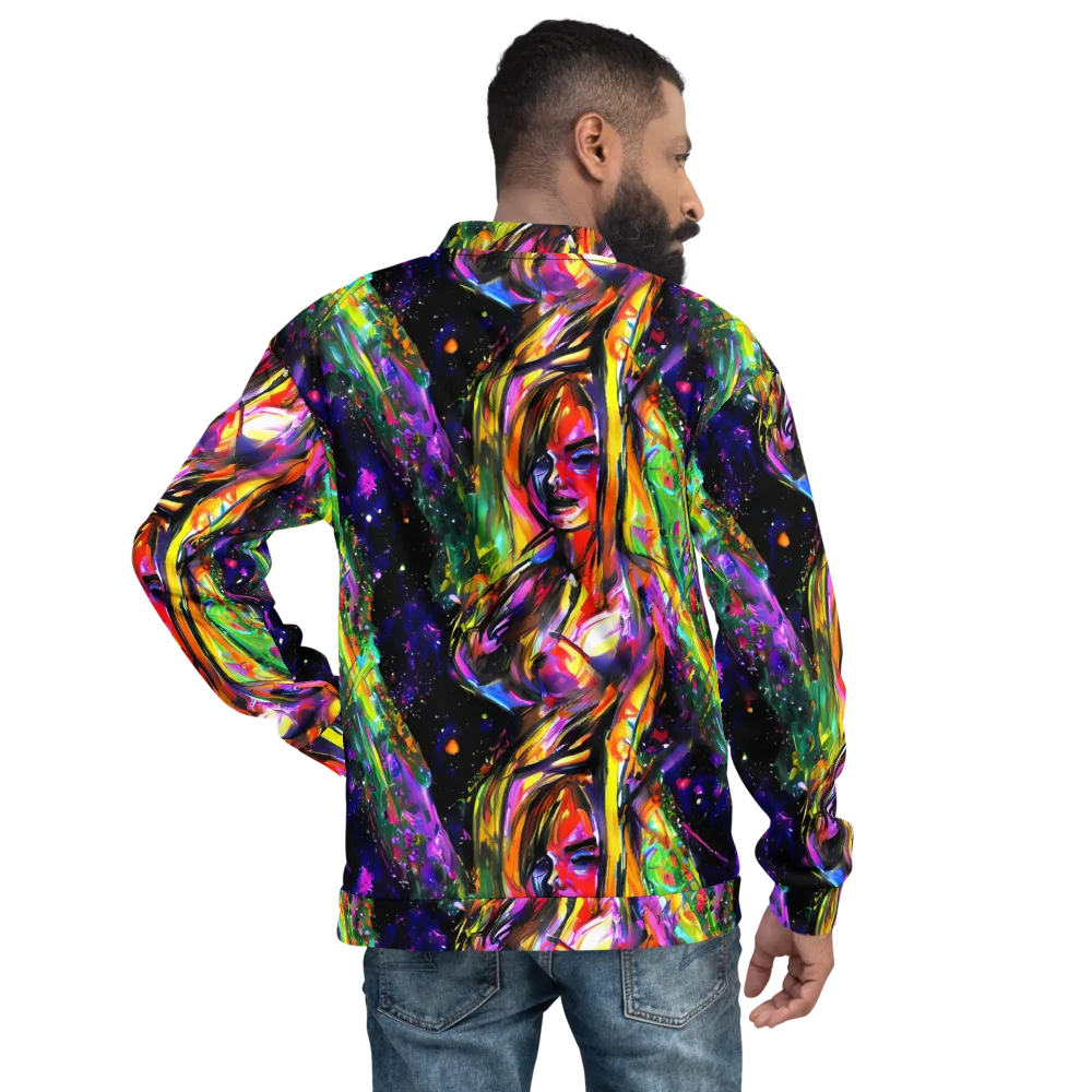 Galactic Flamenco on Bomber Jacket — Back