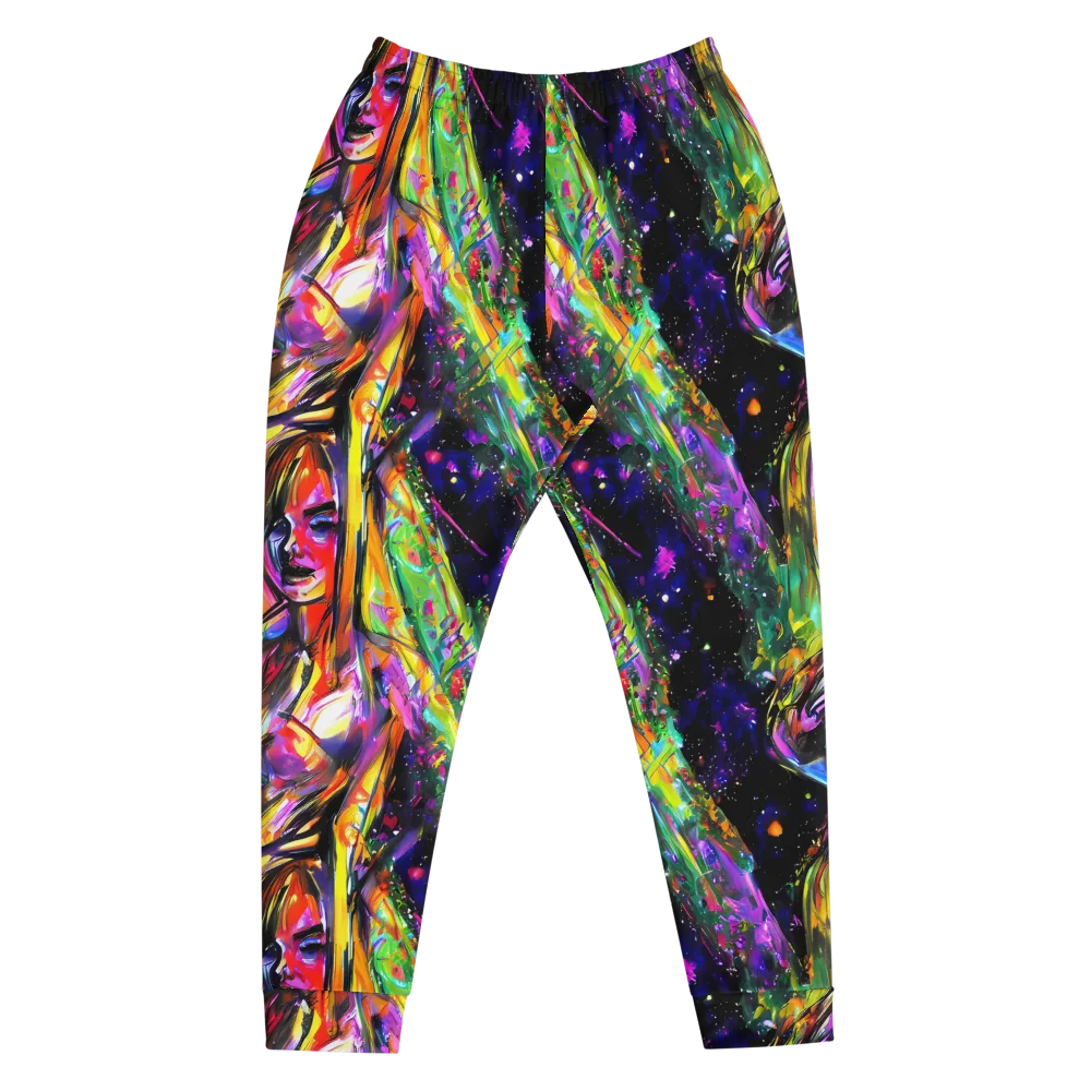 Galactic Flamenco on Men's Joggers — Front