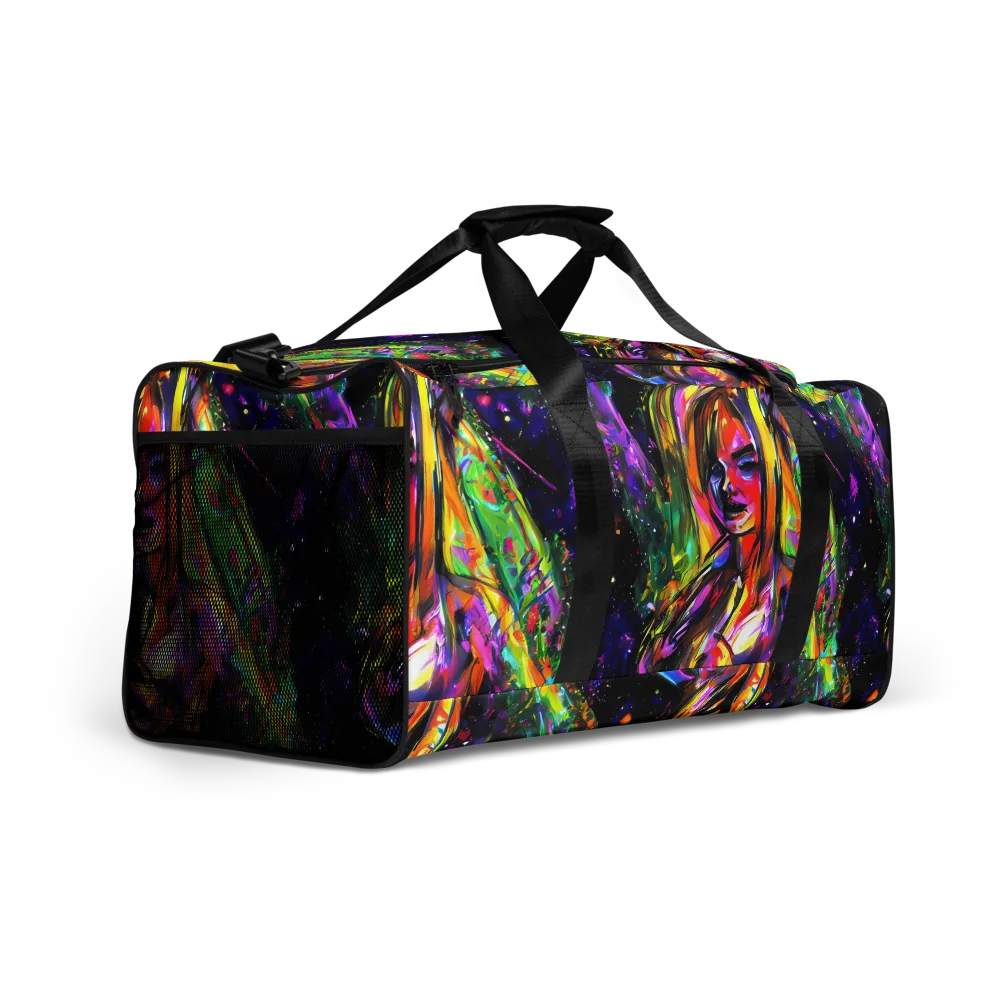 Galactic Flamenco on Duffle Bag — Right Front
