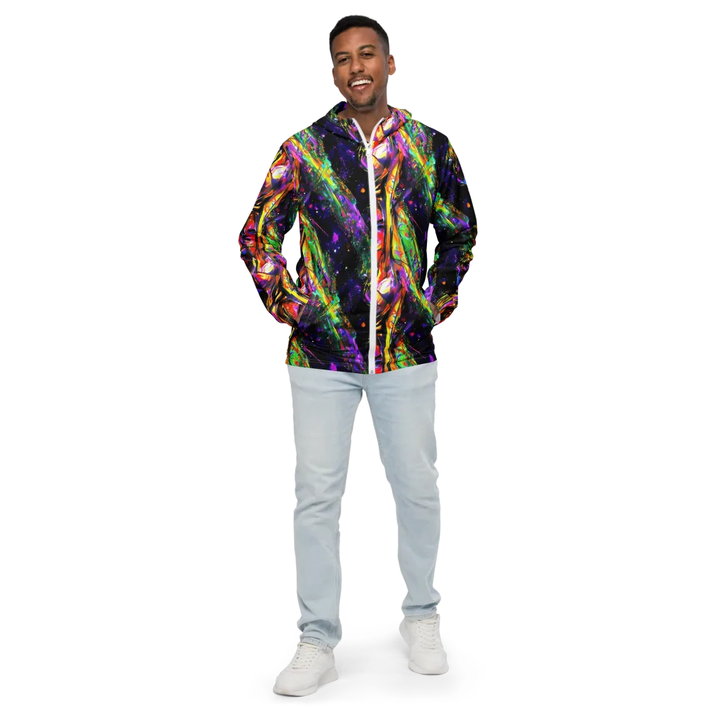 Galactic Flamenco on Men's Windbreaker — Front
