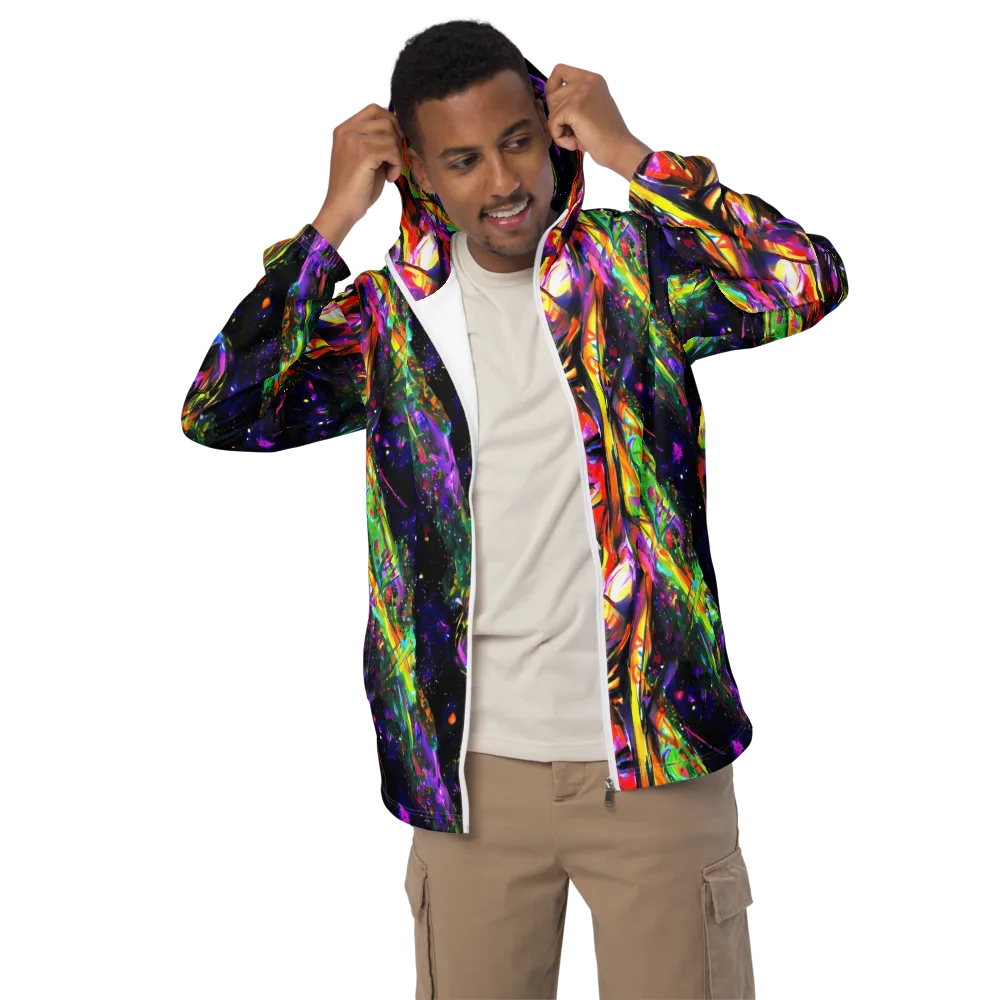 Galactic Flamenco on Men's Windbreaker — Front
