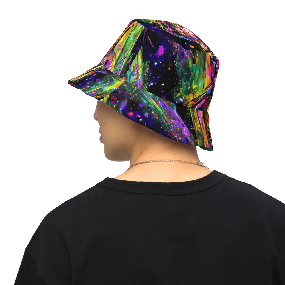 Galactic Flamenco on Reversible Bucket Hat — Back Inside