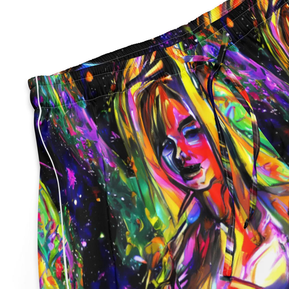 Galactic Flamenco on Women's Pajama Shorts — Product details