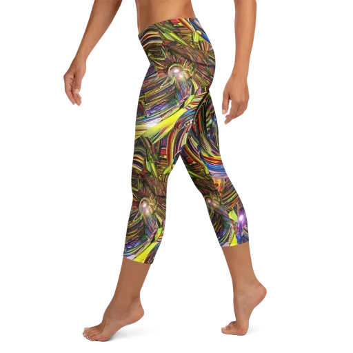 Quantum Palette on a Capri Leggings