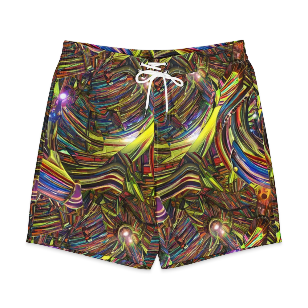 Quantum Palette on Men's Board Shorts — Front