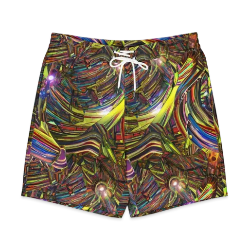 Quantum Palette on a Men's Board Shorts