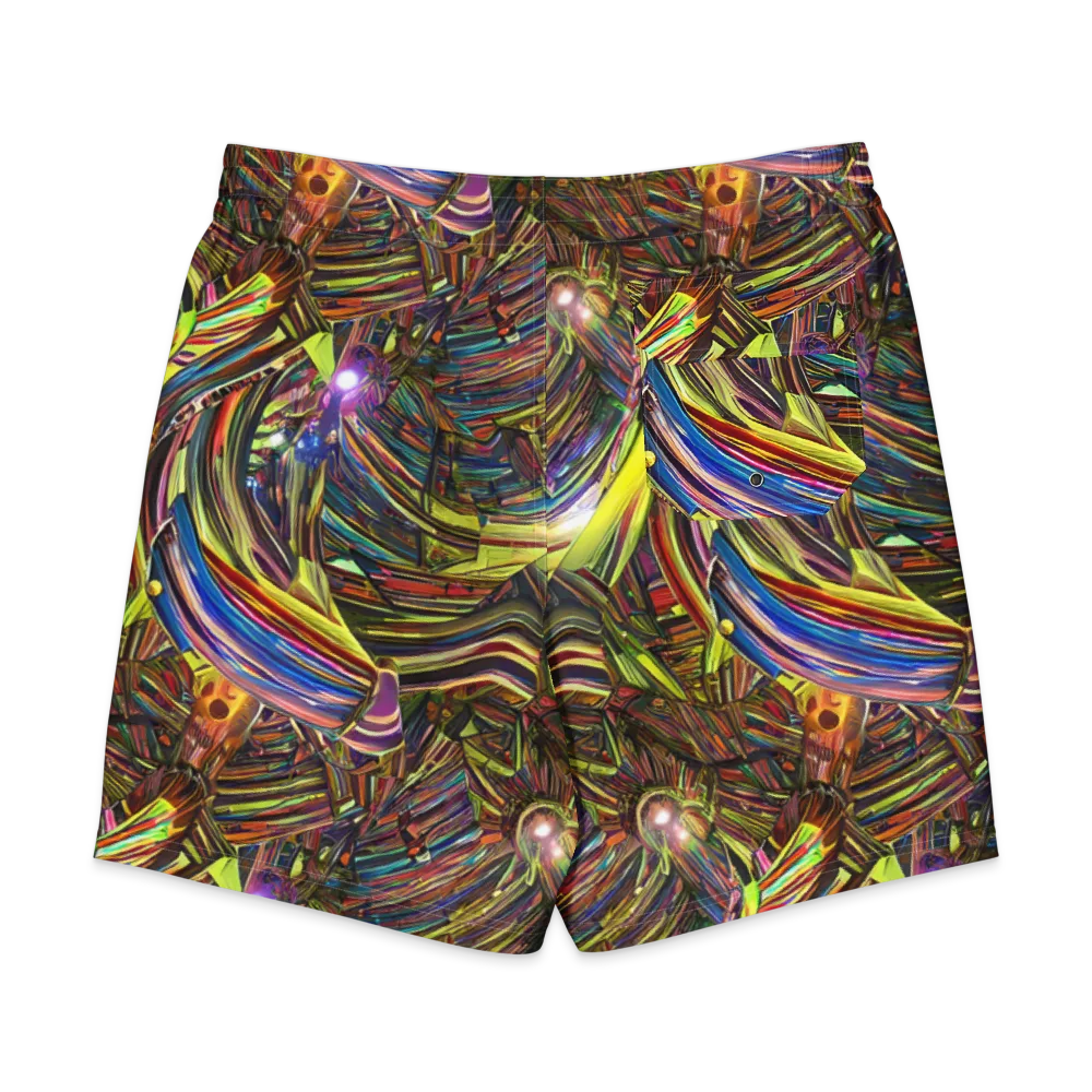 Quantum Palette on Men's Board Shorts — Back