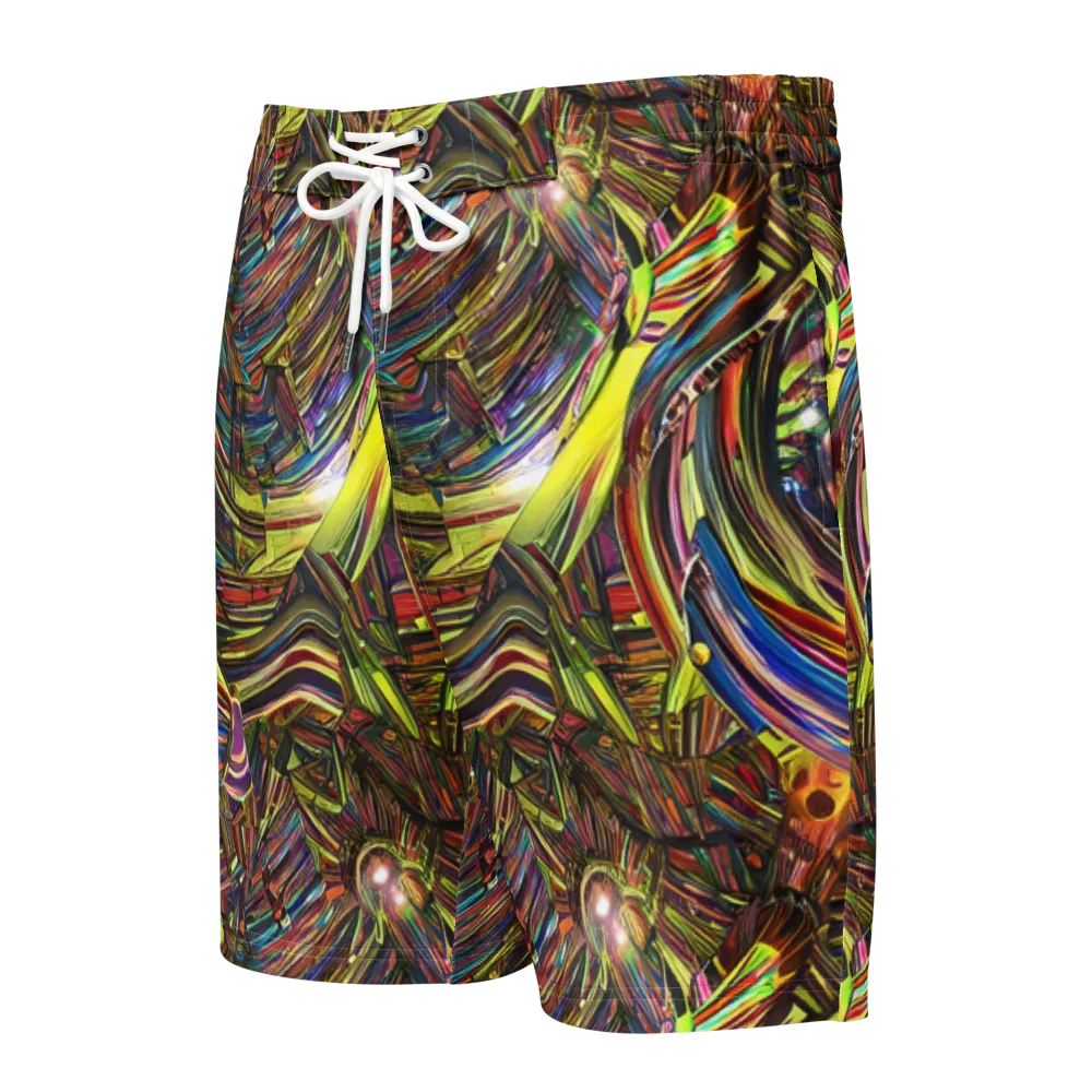 Quantum Palette on Men's Board Shorts — Front