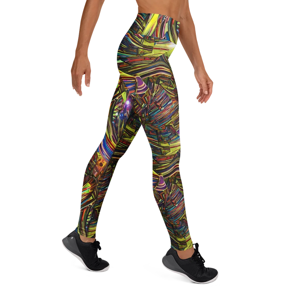 Quantum Palette on Yoga Leggings — Right