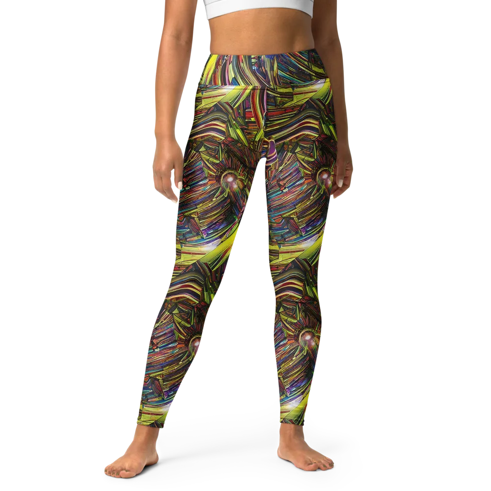Quantum Palette on Yoga Leggings — Front