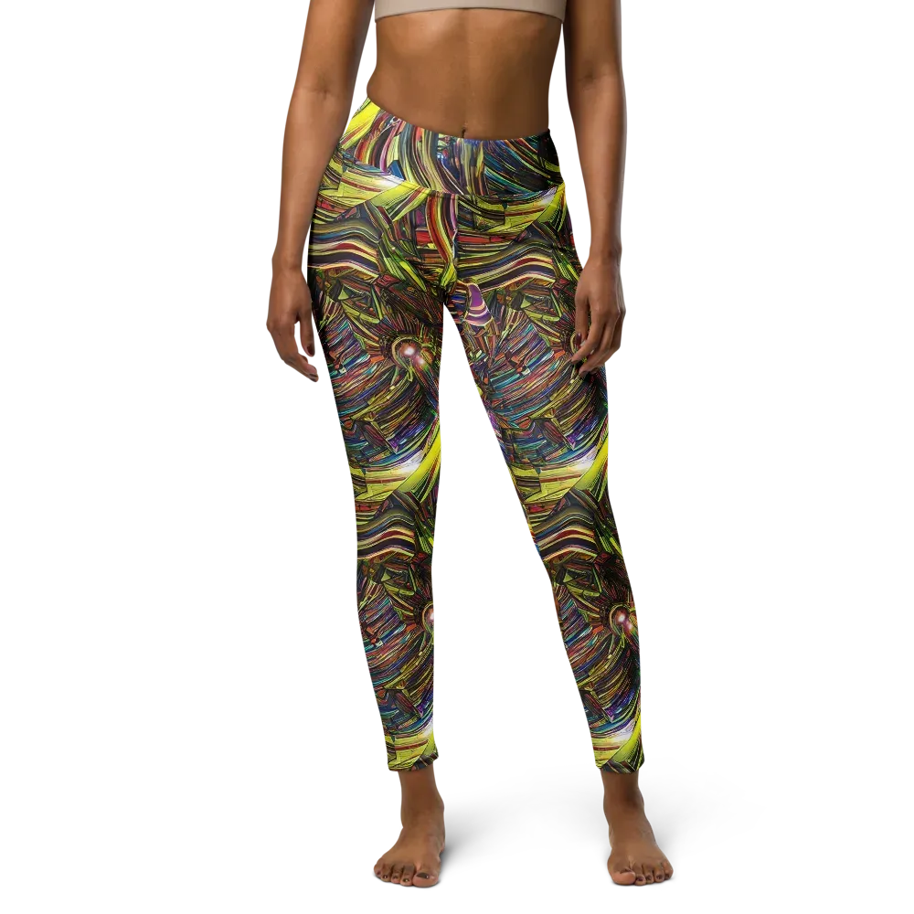 Quantum Palette on Yoga Leggings — Front