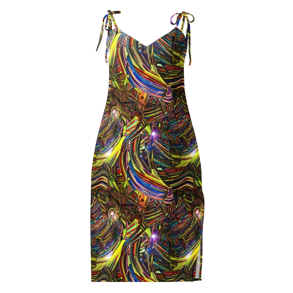 Quantum Palette on Slip Dress — Front