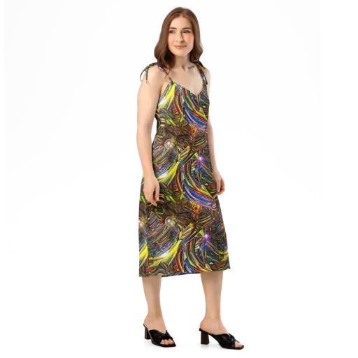 Quantum Palette on a Slip Dress