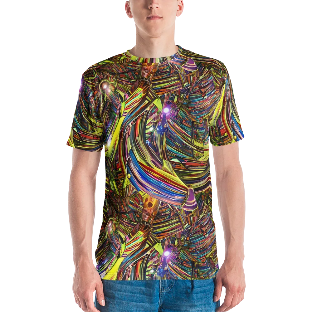 Quantum Palette on Men's Crew Neck T-Shirt — Front