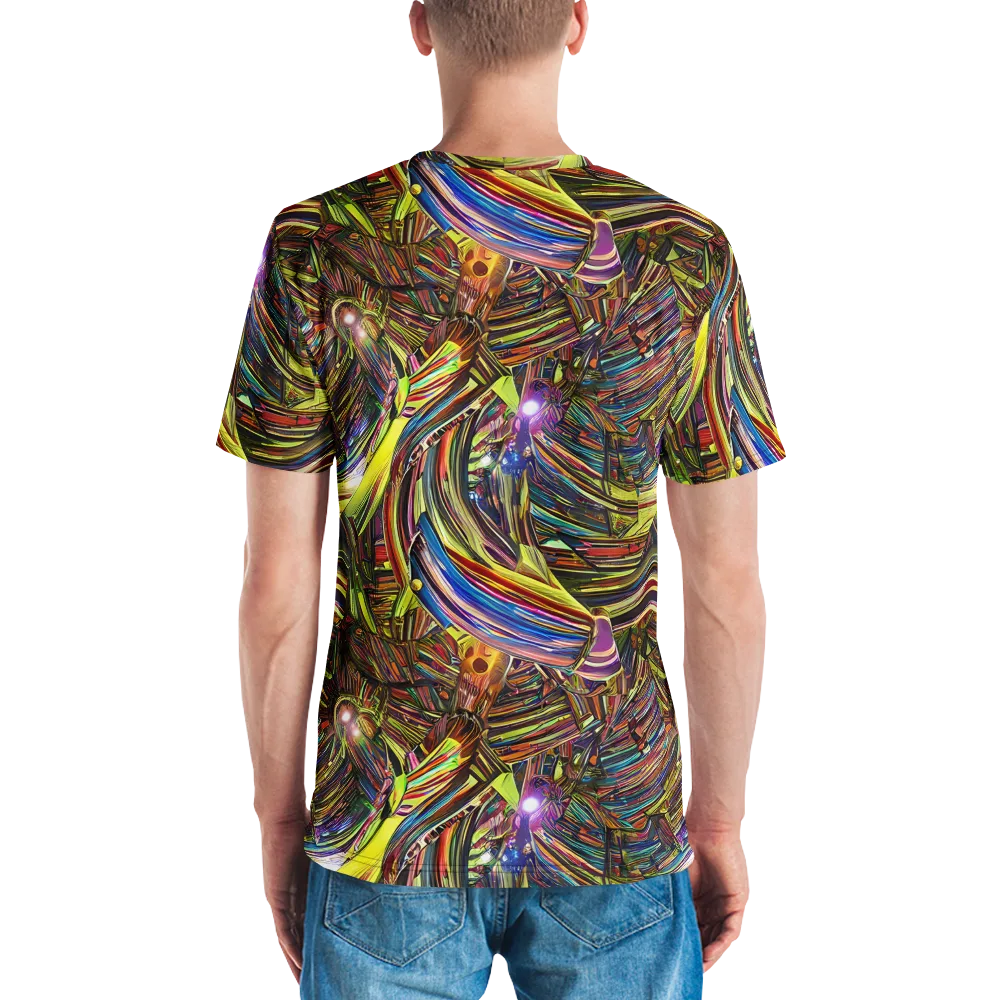 Quantum Palette on Men's Crew Neck T-Shirt — Back