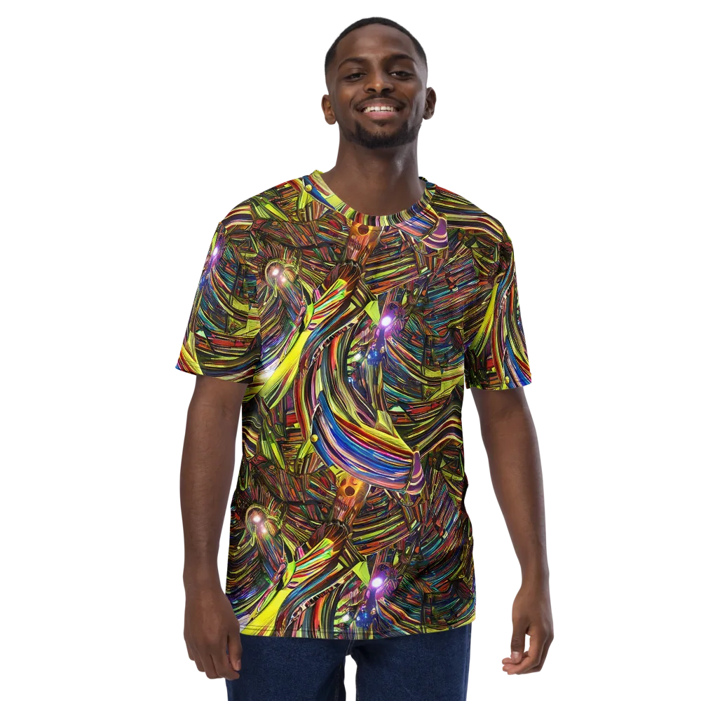 Quantum Palette on Men's Crew Neck T-Shirt — Front