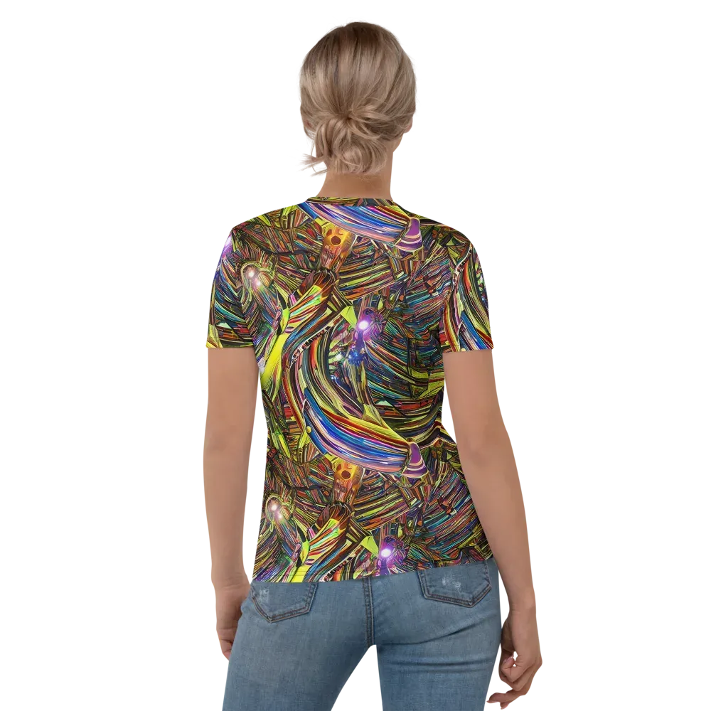 Quantum Palette on Women's Crew Neck T-Shirt — Back