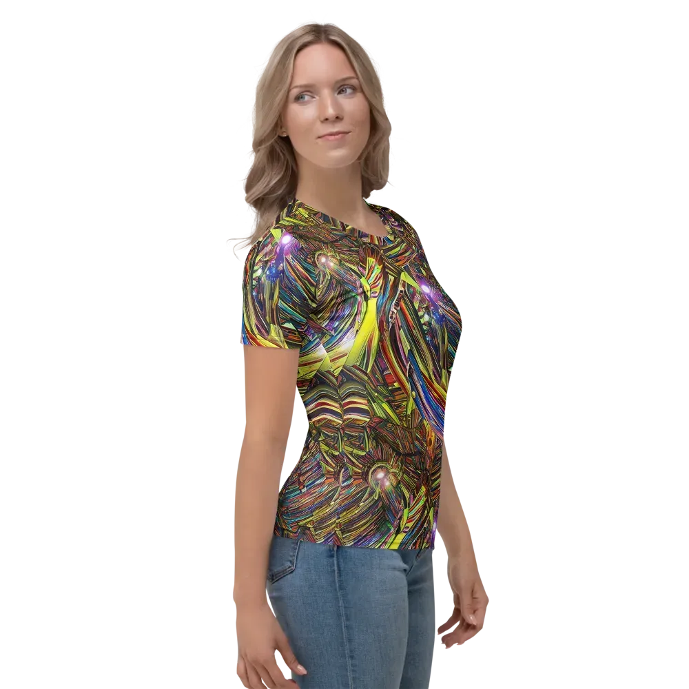 Quantum Palette on Women's Crew Neck T-Shirt — Right